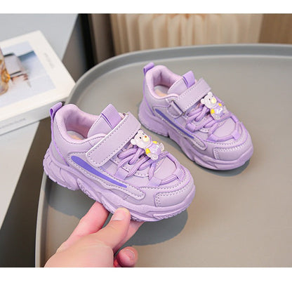 Damen Sneaker Farbenfroh Klettverschluss Sportlich