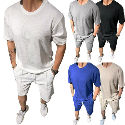 Männer Sportoutfit Lässig Freizeit Shorts Oberteil Berlin - BerlinGlamour