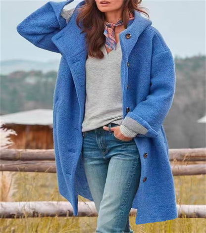 Damen Übermantel Modern Stylisch Komfortabel Großzügig