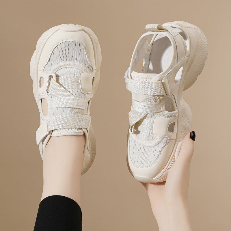 Damen Sandalen Sportlich Bequem Verstellbar