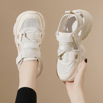 Damen Sandalen Sportlich Bequem Verstellbar