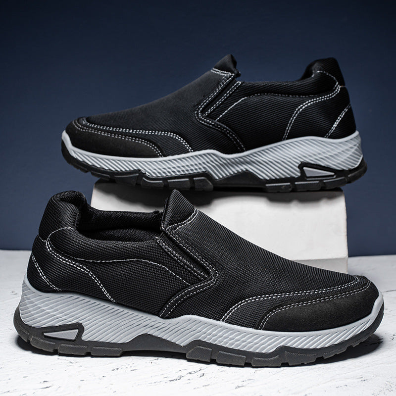 Damen Sportschuhe Bequem Slip-On Rutschfest Weiße Sneaker