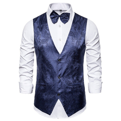 Elegante Herren Satin Weste Berlin Style