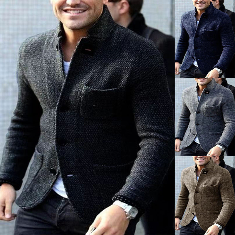 Herren Blazer Modern Strukturiert Elegant - BerlinGlamour