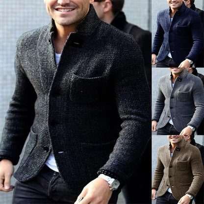 Herren Blazer Modern Strukturiert Elegant - BerlinGlamour