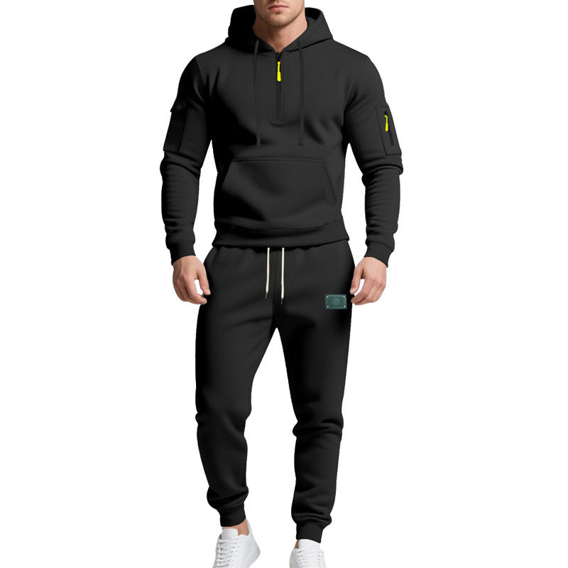 Herren Jogginganzug Set Modern Hoodie Sportlich