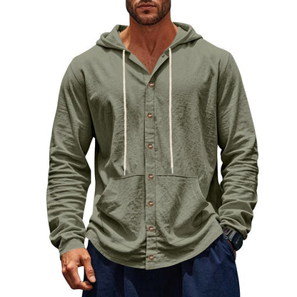 Herren Kapuzenshirt Lässig Mit Taschen Modern
