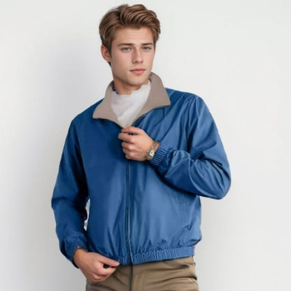 Herren Windbreaker Jacke Leicht Wasserabweisend Mit Taschen
