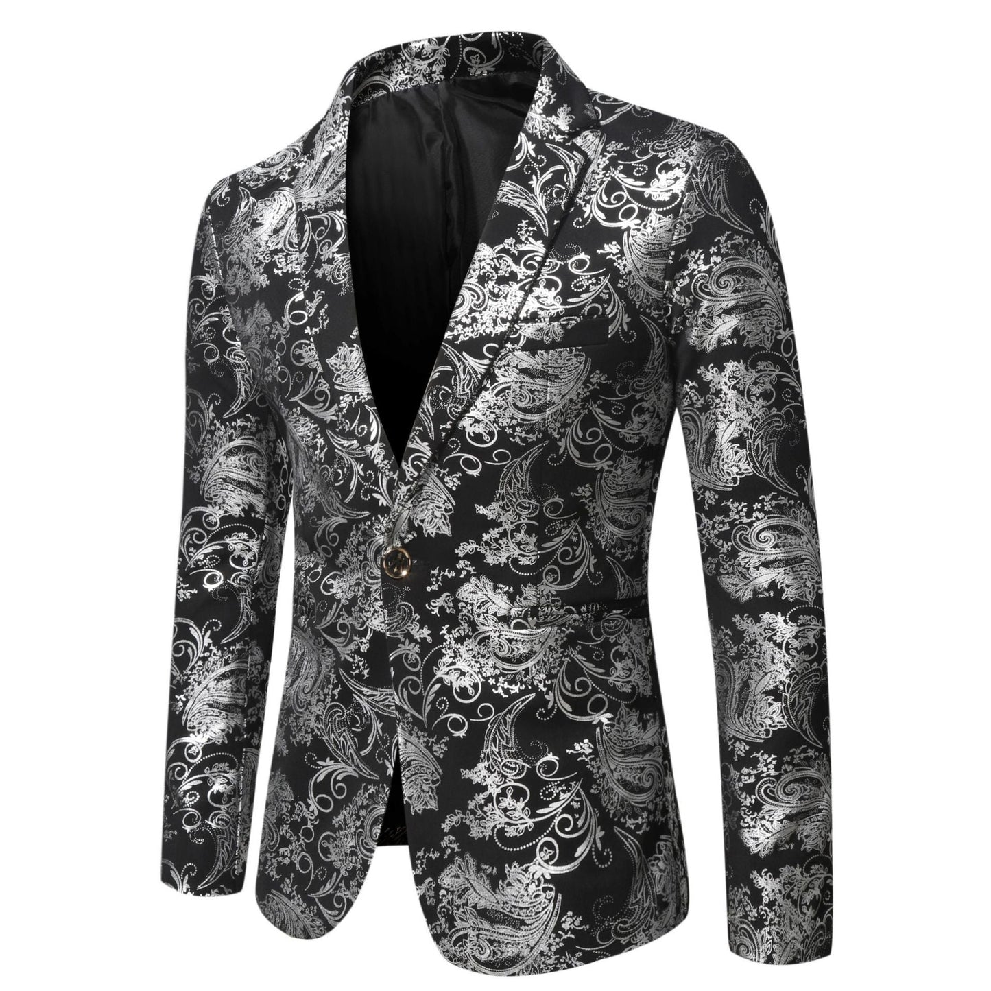 Herren Blazer Elegant Mit Muster Luxus Design