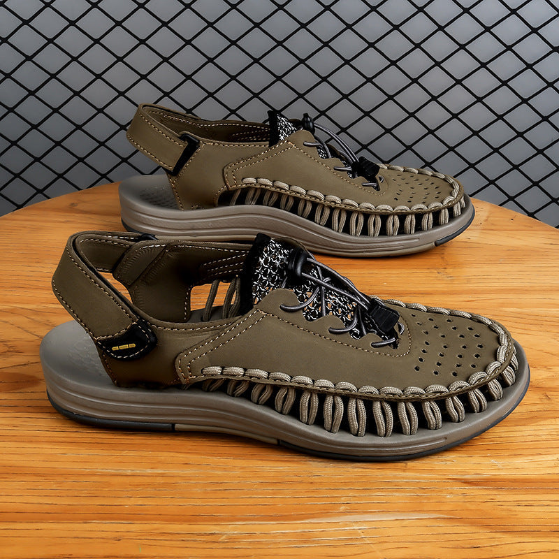 Damen Sport Sandalen Schnellschnürsystem Elastisch Bequem