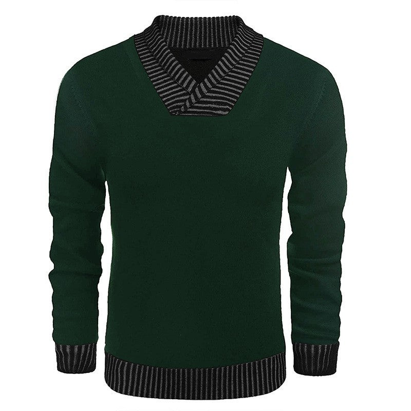 Herren Pullover Wolle Modisch Warm