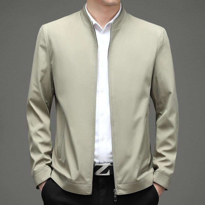 Herren Übergangsjacke Modern Stehkragen Praktisch