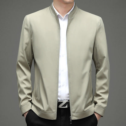 Herren Übergangsjacke Modern Stehkragen Praktisch