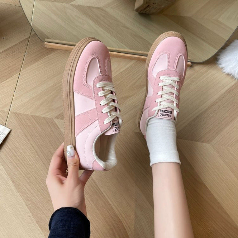 Damen Sneaker Klassisch Bequem Sportlich Weiß
