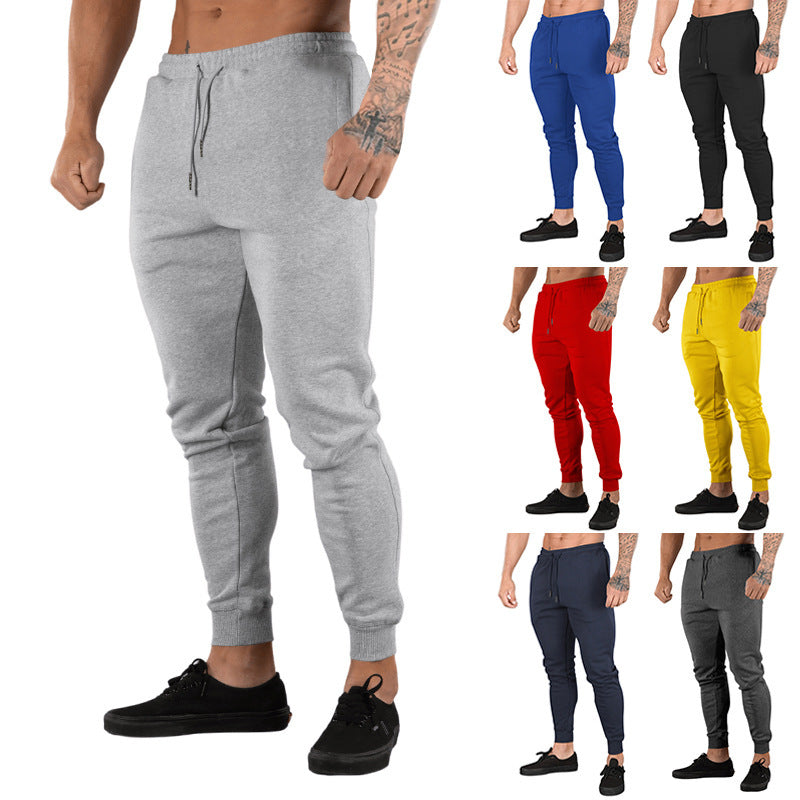 Herren Sport Hose Elastisch Mit Reißverschluss