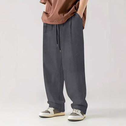Herren Hose Elegant Lässig Lockere Bequem