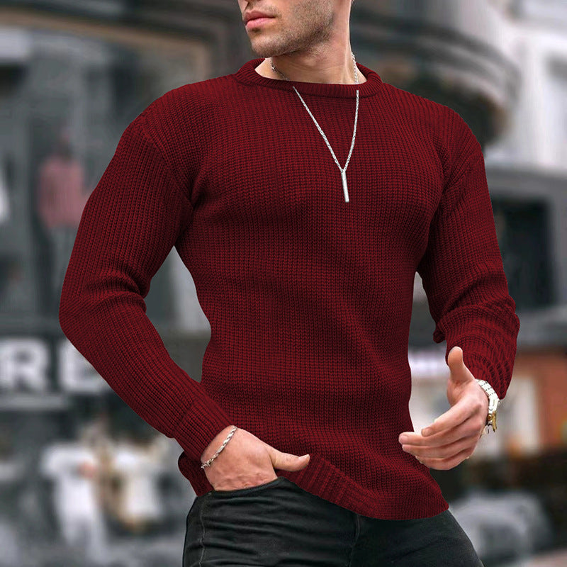 Herren Strickpullover Strukturiert Modern Berlin Style