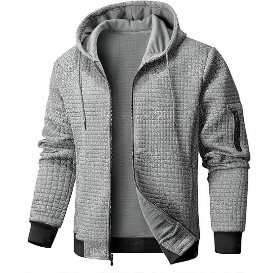 Herren Kapuzenjacke Quilt-Design Modern Sportlich
