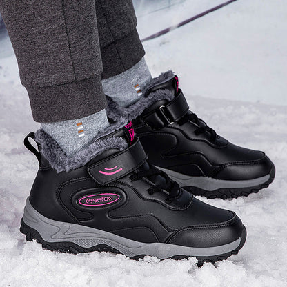 Wanderschuhe Damen Warm Winterfest Isolierend Rutschfest