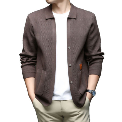 Herren Strickjacke Klassisch Leicht Modisch