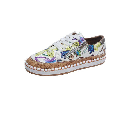 Damen Sneaker Farbenfroh Florales Design