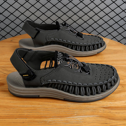 Damen Sport Sandalen Schnellschnürsystem Elastisch Bequem