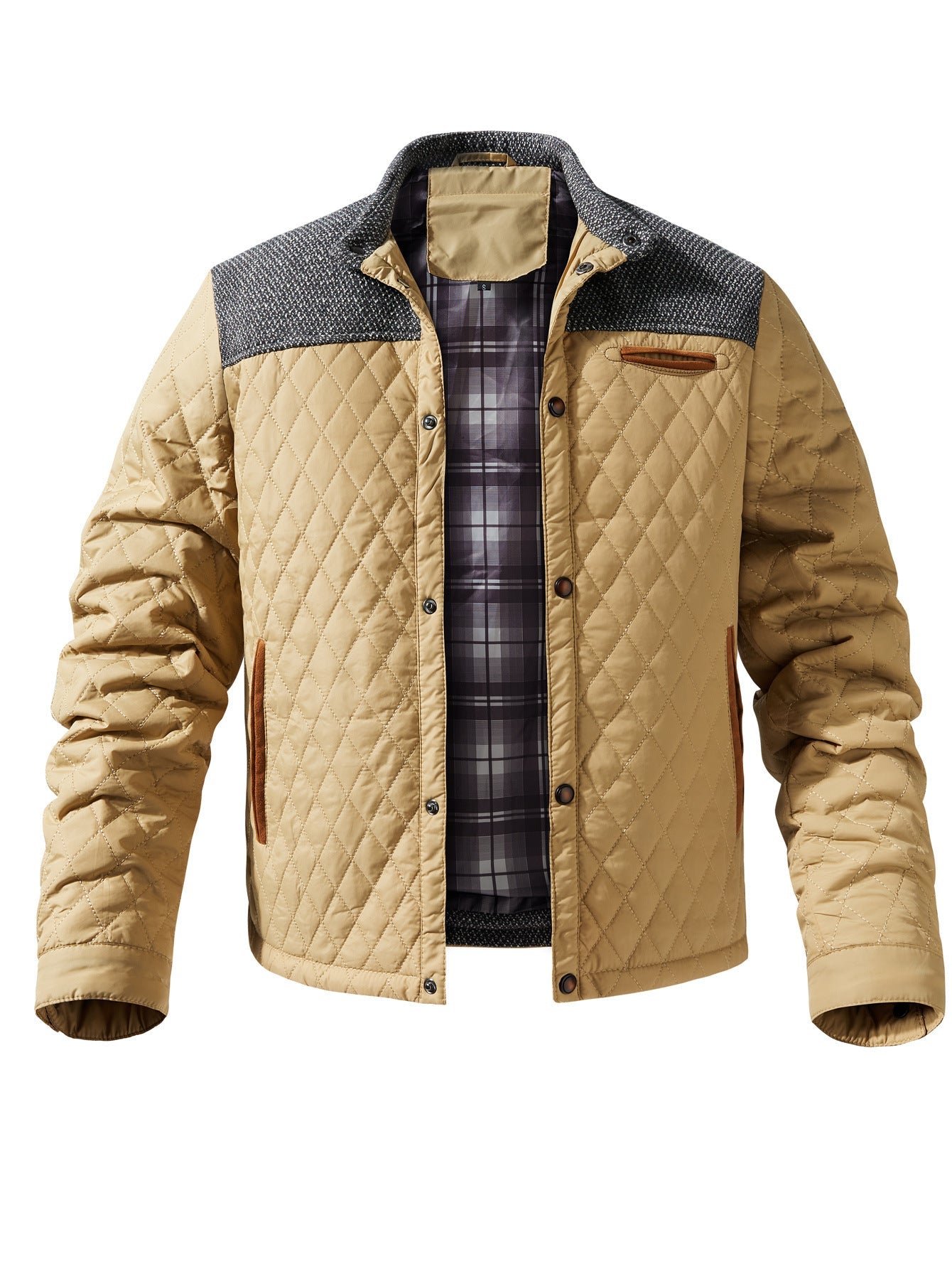 Herren Steppjacke Übergangsjacke Modern Schnitt