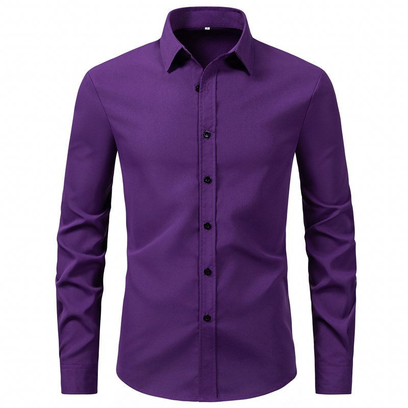 Herren Langarmhemd Elegant Modern Style