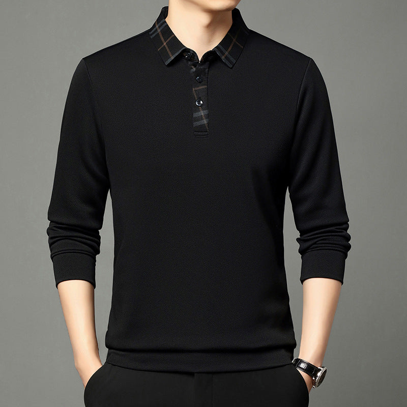 Herren Poloshirt Modern Strukturiert Kragen Qualität