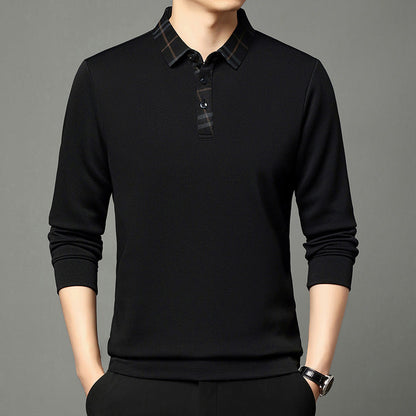 Herren Poloshirt Modern Strukturiert Kragen Qualität
