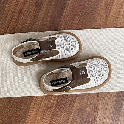 Damen Sandalen atmungsaktiv Netzstruktur verstellbar Bequem
