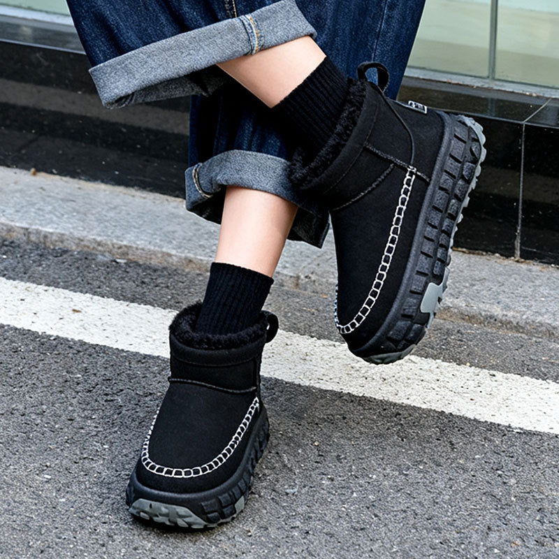 Damen Winterboots Rutschfest Flauschig Warm
