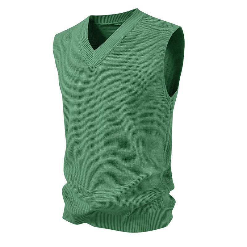 Herren Pullover Ärmelloser Strickpullover Trendig Modern
