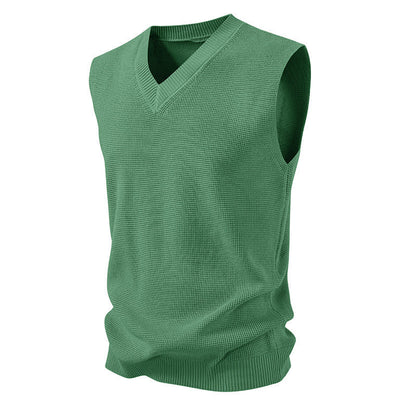 Herren Pullover Ärmelloser Strickpullover Trendig Modern