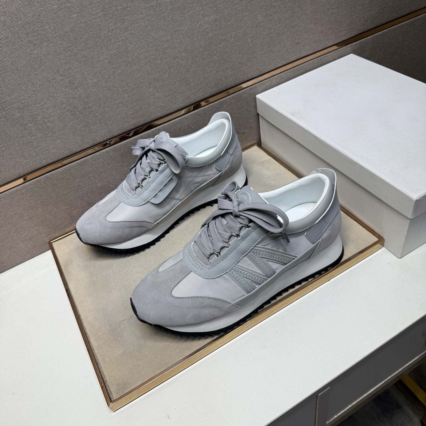 Damensneaker Atmungsaktiv Rutschfest Schwarz