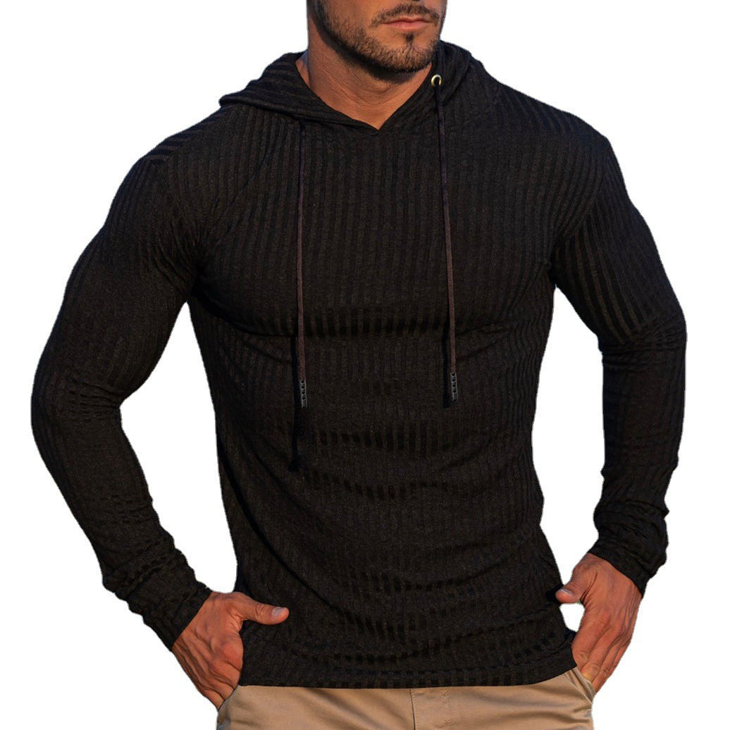 Herren Kapuzenpullover Rippdesign Modern Trendig