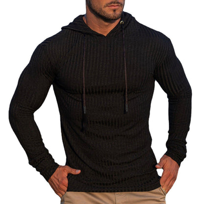 Herren Kapuzenpullover Rippdesign Modern Trendig