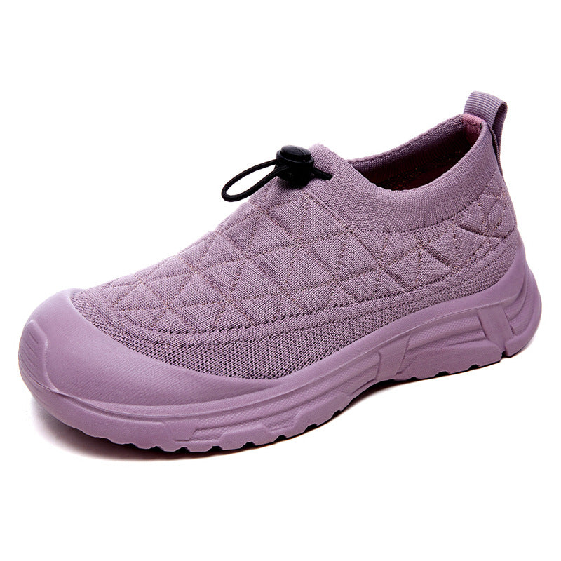 Damen Sneaker Sportlich Flexibel Slip On Schuhe