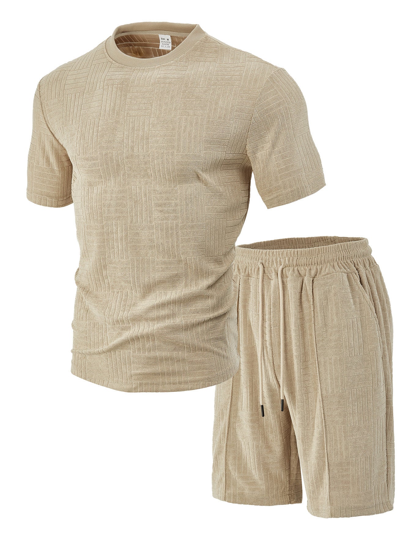 Herren Sport-Outfit Atmungsaktiv Kurzarmshirt Shorts Lauf