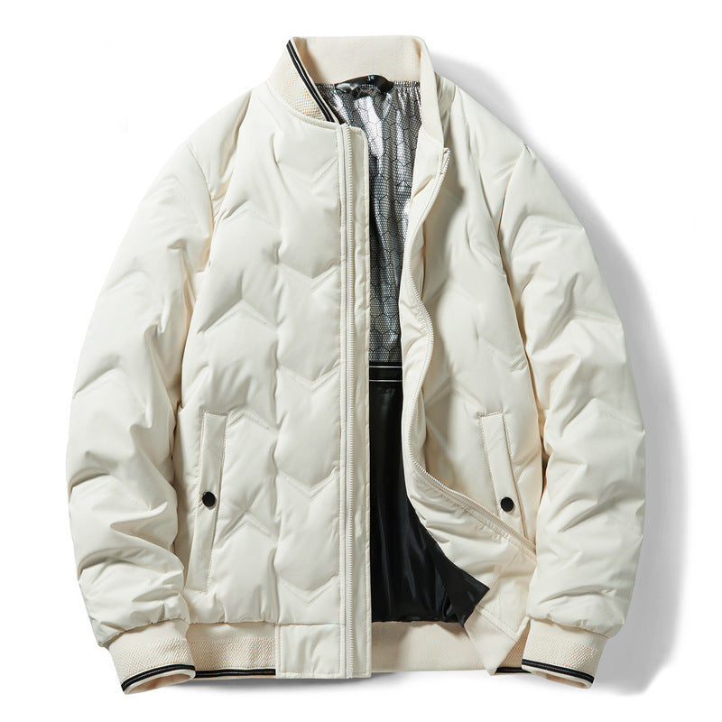 Herren Winterjacke Isoliert Gesteppt Warm
