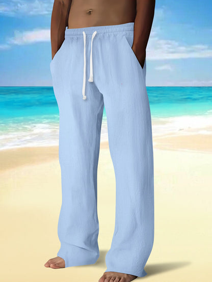 Herren Strandhose Leicht Freizeithose Sommer