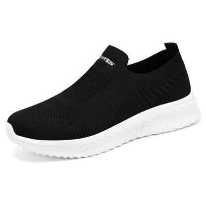 Damen Sneaker Slip-On Bequem Luftig Flexibel