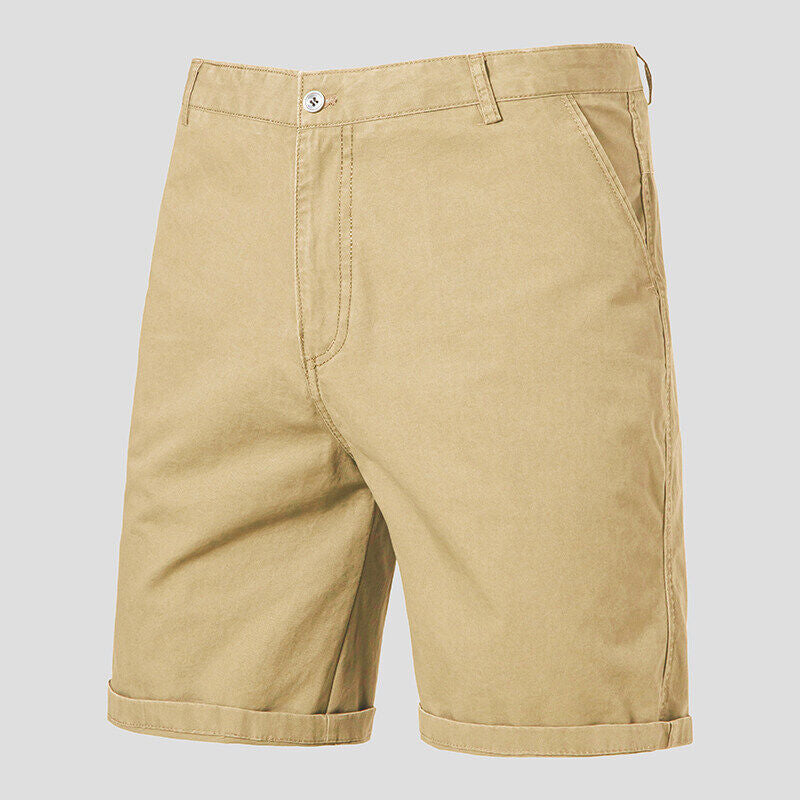 Herren Shorts Baumwoll-Mix mit Taschen Bequem Freizeit