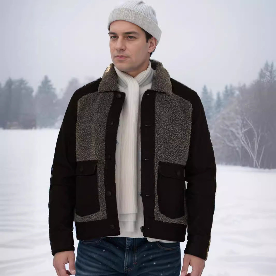 Herren Fleecejacke Warm Mit Taschen Weich - BerlinGlamour