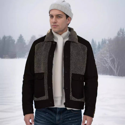 Herren Fleecejacke Warm Mit Taschen Weich - BerlinGlamour