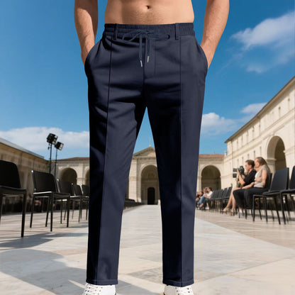 Herren Freizeithose Modern Elastischer Bund Slim Fit