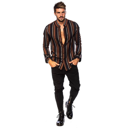 Herren Hemd Streifen Modern Berlin Style