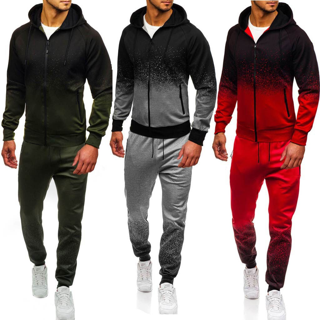Herren Sportanzug Modern mit Farbverlauf Bequem - BerlinGlamour