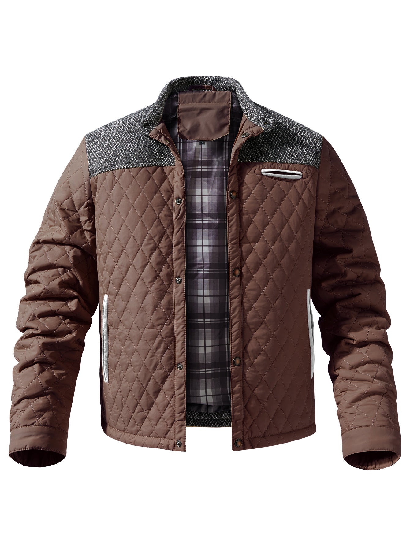 Herren Steppjacke Übergangsjacke Modern Schnitt