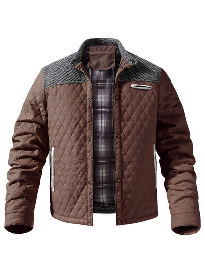 Herren Steppjacke Übergangsjacke Modern Schnitt